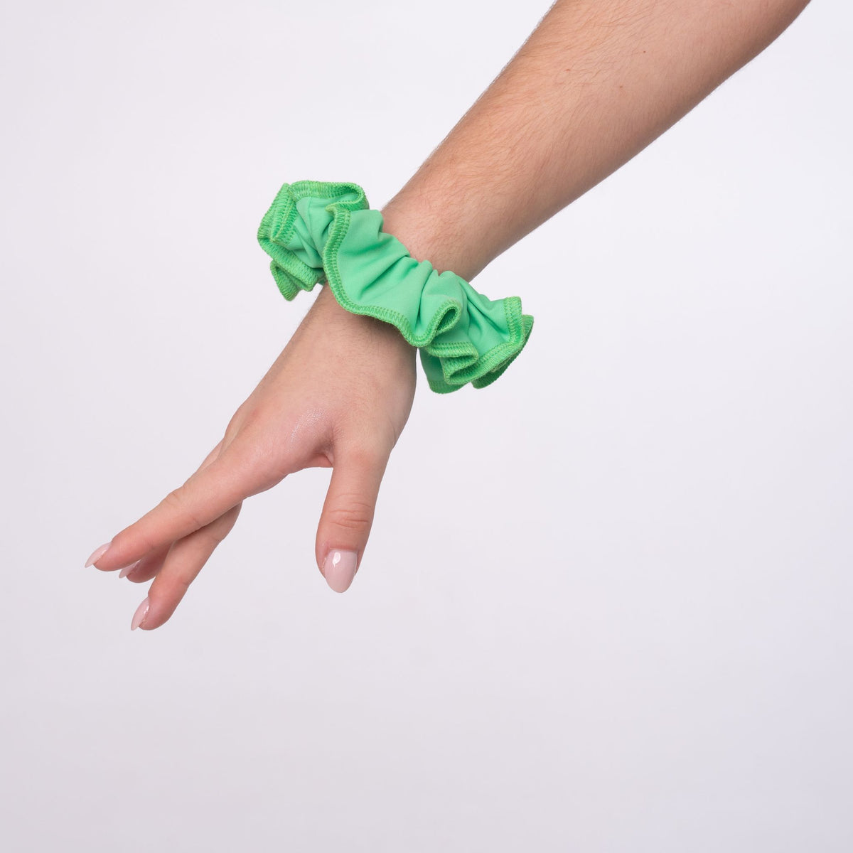 Green Aurora Scrunchie