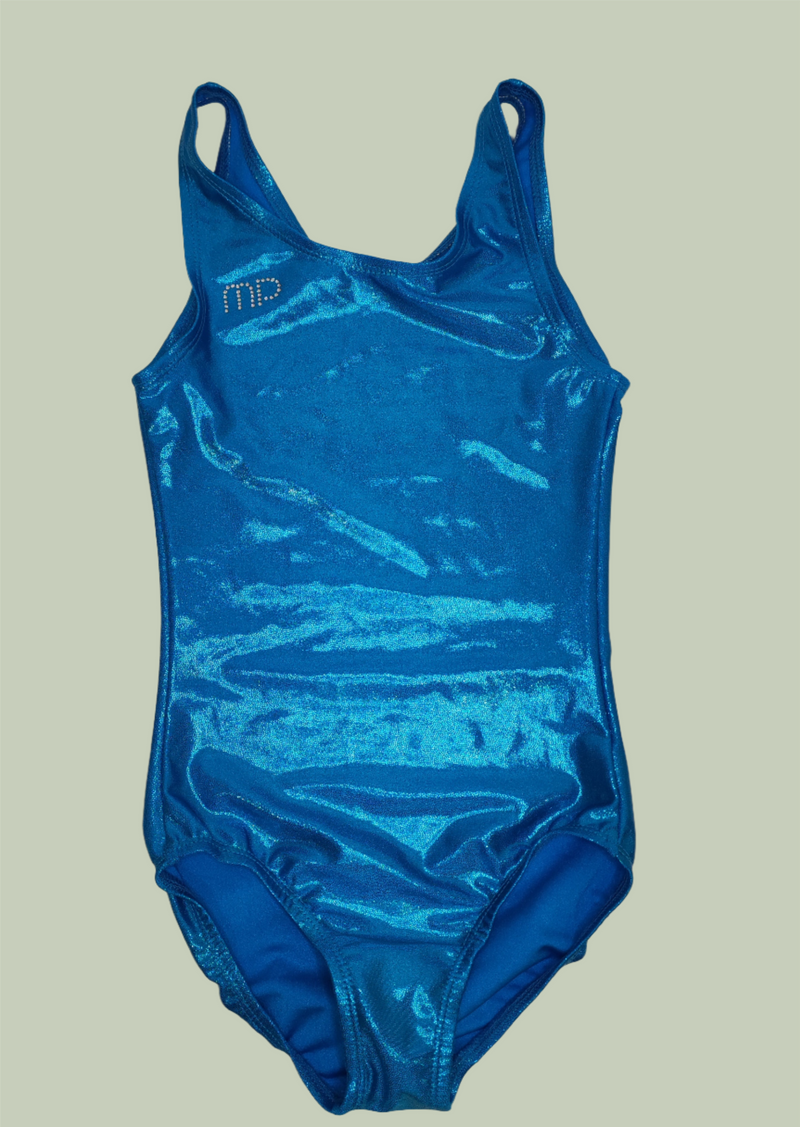 Blue Shine Split Leotard