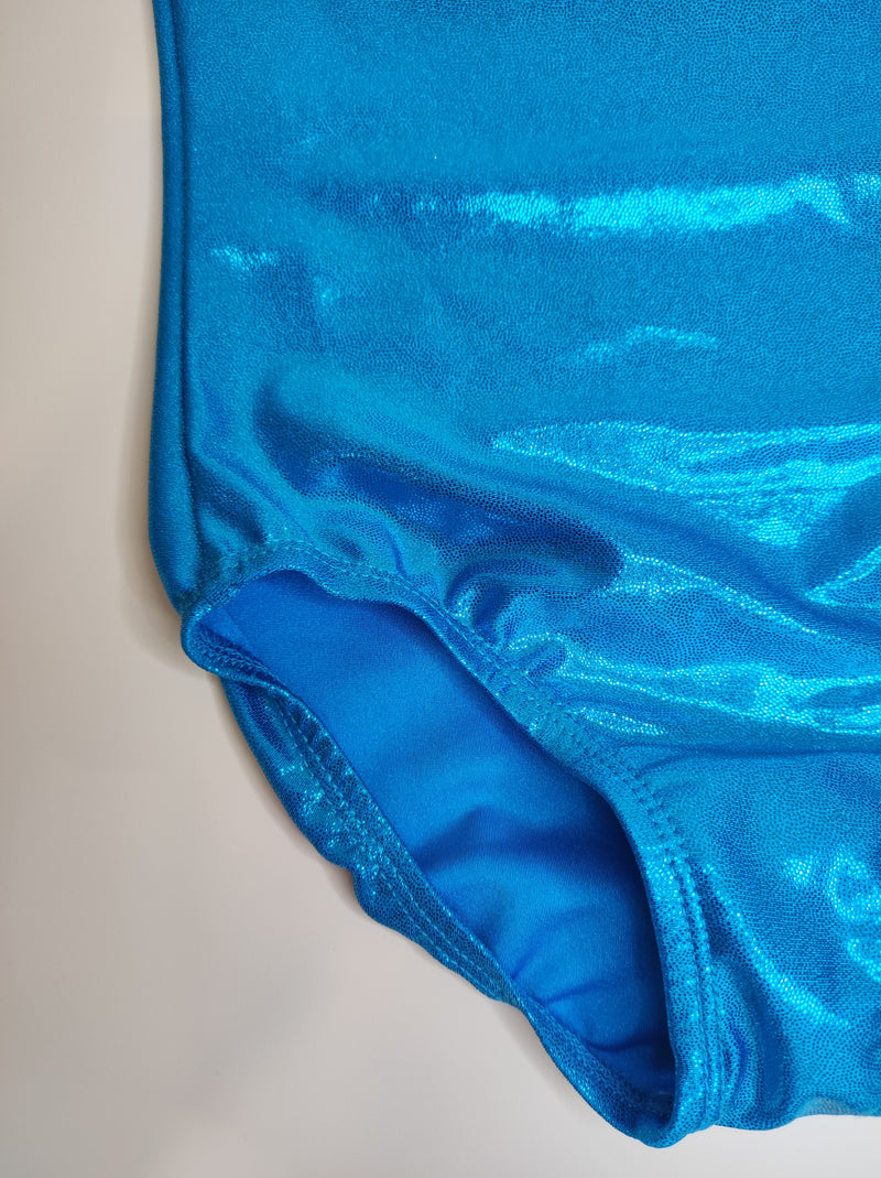 Blue Shine Split Leotard