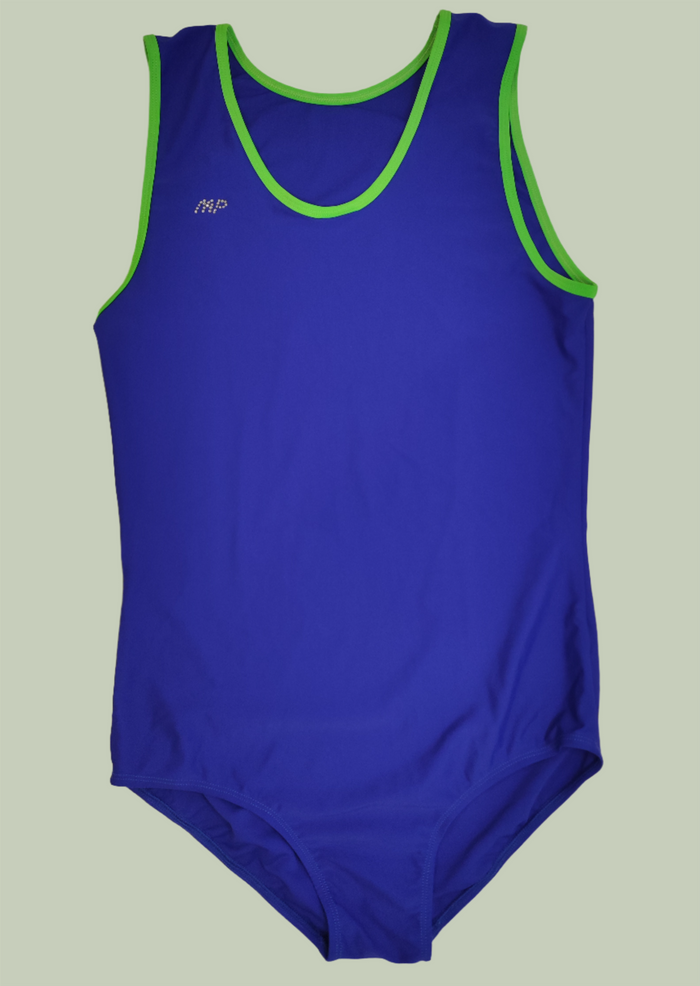 Blue and Green Aerial Leotard