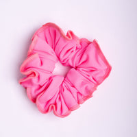 Pink Snow Scrunchie