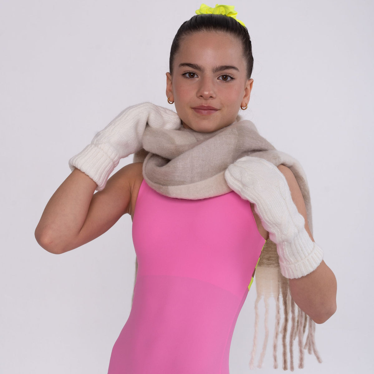 Pink Snow Step Out Leotard