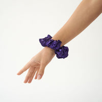 Scrunchie Roxo Brilhante