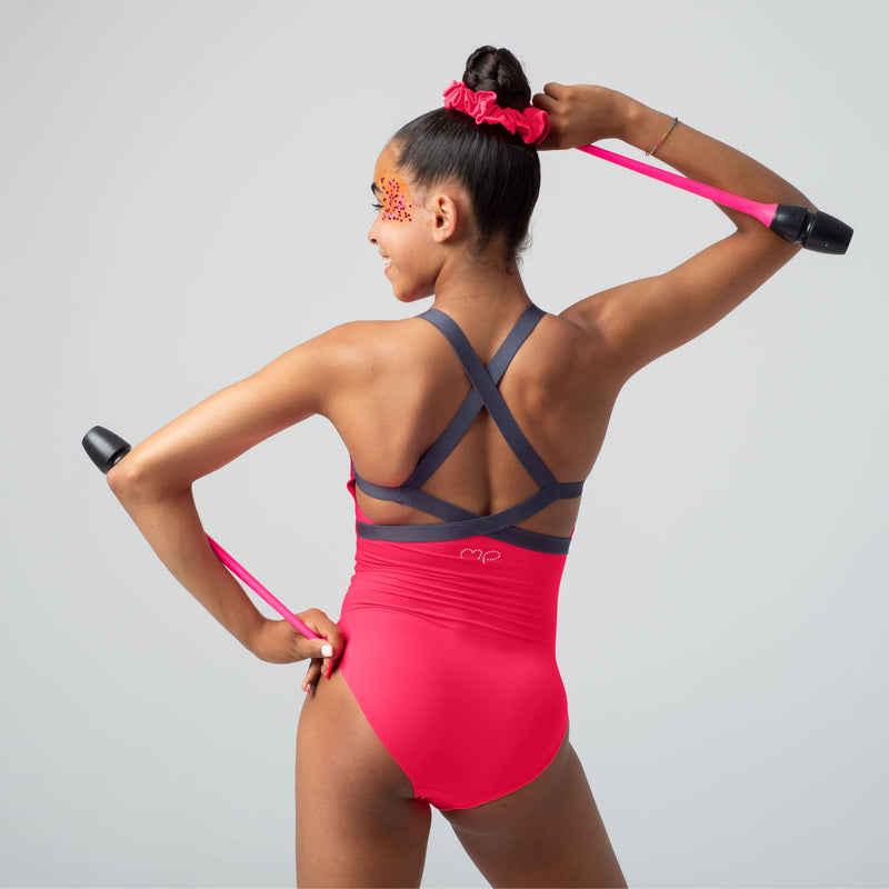 Red Handstand Leotard