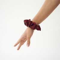 Scrunchie Vermelho Brilhante