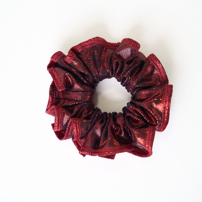 Red Shinny Scrunchie