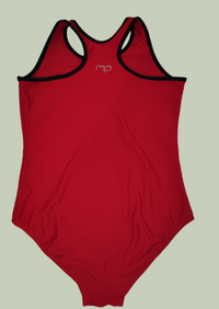 Red and Black Point Leotard