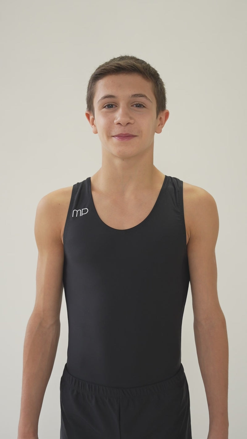 Black Split Leotard ▪️ Boy