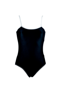 Black Pivot Leotard - MP Gymnastics